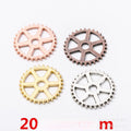 Zinc Alloy Gear Charm Pendant No.645665 for DIY Necklace Bracelet Jewelry Making view 1