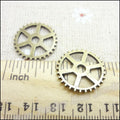 Zinc Alloy Gear Charm Pendant No.645665 for DIY Necklace Bracelet Jewelry Making view 3