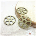 Zinc Alloy Gear Charm Pendant No.645665 for DIY Necklace Bracelet Jewelry Making view 4