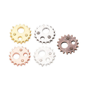 Zinc Alloy Gear Charm Pendant No.909629 for DIY Necklace Bracelet Jewelry Making