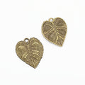 Zinc Alloy Leaf Charm Pendant No.949683 for DIY Necklace Bracelet Jewelry Making view 2