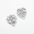 Zinc Alloy Leaf Charm Pendant No.949683 for DIY Necklace Bracelet Jewelry Making view 3