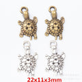Zinc Alloy Turtle Charm Pendant No.854509 for DIY Necklace Bracelet Jewelry Making view 1