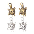 Zinc Alloy Turtle Charm Pendant No.854509 for DIY Necklace Bracelet Jewelry Making view 5