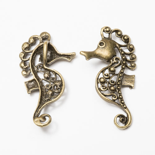 Zinc Alloy Seahorse Charm Pendant No.898296 for DIY Necklace Bracelet Jewelry Making