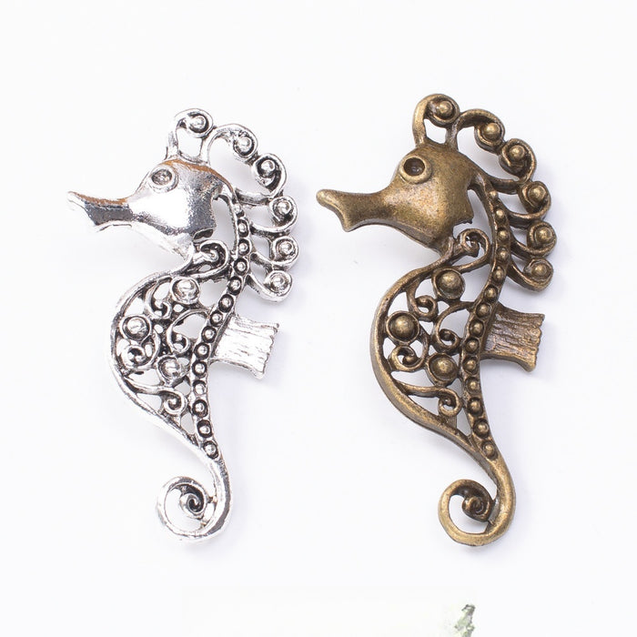 Zinc Alloy Seahorse Charm Pendant No.898296 for DIY Necklace Bracelet Jewelry Making