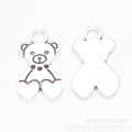 Zinc Alloy Bear Charm Pendant No.891260 for DIY Necklace Bracelet Jewelry Making view 3