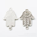 Zinc Alloy Buddha Hand Charm Pendant for DIY Necklace Bracelet Jewelry Making view 3