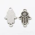 Zinc Alloy Buddha Hand Charm Pendant for DIY Necklace Bracelet Jewelry Making view 2
