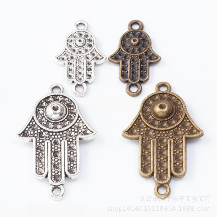 Zinc Alloy Buddha Hand Charm Pendant for DIY Necklace Bracelet Jewelry Making