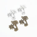 Zinc Alloy Palm Tree Charm Pendant for DIY Necklace Bracelet Jewelry Making view 4