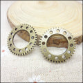 Zinc Alloy Gear Charm Pendant No.993525 for DIY Necklace Bracelet Jewelry Making view 4
