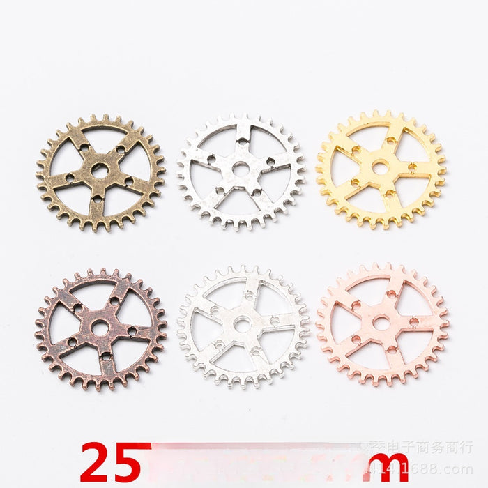Zinc Alloy Gear Charm Pendant No.005509 for DIY Necklace Bracelet Jewelry Making