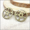 Zinc Alloy Gear Charm Pendant No.005509 for DIY Necklace Bracelet Jewelry Making view 2