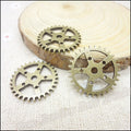 Zinc Alloy Gear Charm Pendant No.005509 for DIY Necklace Bracelet Jewelry Making view 4