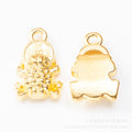 Zinc Alloy Money Toad Charm Pendant for DIY Necklace Bracelet Jewelry Making view 3