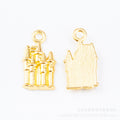Zinc Alloy House Charm Pendant No.307584 for DIY Necklace Bracelet Jewelry Making view 3