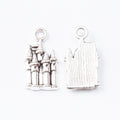 Zinc Alloy House Charm Pendant No.307584 for DIY Necklace Bracelet Jewelry Making view 4