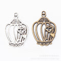 Zinc Alloy Birdcage Charm Pendant No.259883 for DIY Necklace Bracelet Jewelry Making view 1