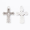 Zinc Alloy Cross Charm Pendant No.603813 for DIY Necklace Bracelet Jewelry Making view 3
