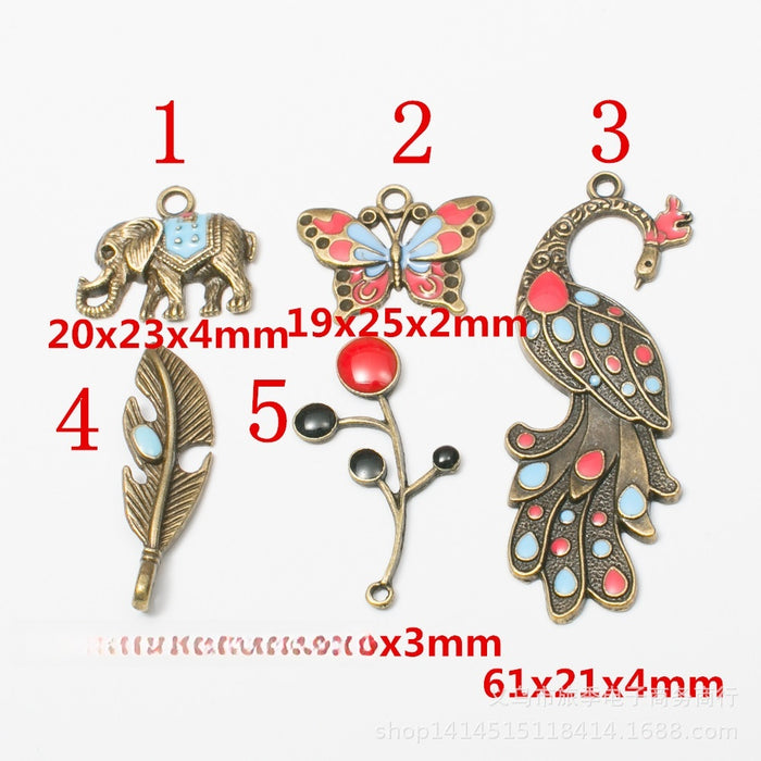Gold Zinc Alloy Charm Pendant No.636716 for DIY Necklace Bracelet Jewelry Making