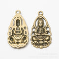 Zinc Alloy Guanyin Charm Pendant No.643004 for DIY Necklace Bracelet Jewelry Making view 2