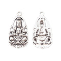 Zinc Alloy Guanyin Charm Pendant No.643004 for DIY Necklace Bracelet Jewelry Making view 3