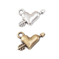 Zinc Alloy Arrow Heart Charm Pendant No.733760 for DIY Necklace Bracelet Jewelry Making view 4