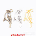 Zinc Alloy Bird Charm Pendant No.809872 for DIY Necklace Bracelet Jewelry Making view 1