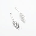 Zinc Alloy Leaf Charm Pendant No.326788 for DIY Necklace Bracelet Jewelry Making view 3
