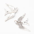 Zinc Alloy Bird Charm Pendant No.026854 for DIY Necklace Bracelet Jewelry Making view 3