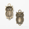 Zinc Alloy Owl Charm Pendant No.146849 for DIY Necklace Bracelet Jewelry Making view 2