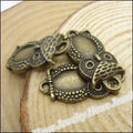 Zinc Alloy Owl Charm Pendant No.146849 for DIY Necklace Bracelet Jewelry Making view 5