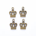 Zinc Alloy Crown Charm Pendant No.850615 for DIY Necklace Bracelet Jewelry Making view 3