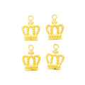 Zinc Alloy Crown Charm Pendant No.850615 for DIY Necklace Bracelet Jewelry Making view 5