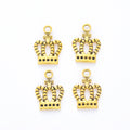 Zinc Alloy Crown Charm Pendant No.850615 for DIY Necklace Bracelet Jewelry Making view 4