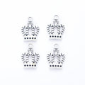 Zinc Alloy Crown Charm Pendant No.850615 for DIY Necklace Bracelet Jewelry Making view 2