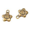 Zinc Alloy Lucky Star Charm Pendant for DIY Necklace Bracelet Jewelry Making view 3
