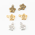 Zinc Alloy Lucky Star Charm Pendant for DIY Necklace Bracelet Jewelry Making view 5