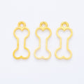 Zinc Alloy Dog Bone Charm Pendant for DIY Necklace Bracelet Jewelry Making view 4