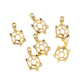 Zinc Alloy Turtle Charm Pendant No.601565 for DIY Necklace Bracelet Jewelry Making view 4