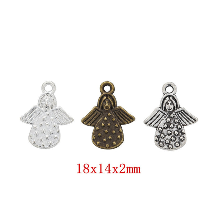 Zinc Alloy Angel Charm Pendant No.222023 for DIY Necklace Bracelet Jewelry Making