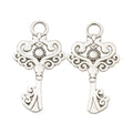 Zinc Alloy Key Charm Pendant No.310212 for DIY Necklace Bracelet Jewelry Making view 3