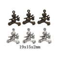 Zinc Alloy Person Charm Pendant No.591397 for DIY Necklace Bracelet Jewelry Making view 1