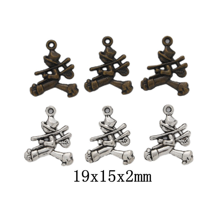 Zinc Alloy Person Charm Pendant No.591397 for DIY Necklace Bracelet Jewelry Making