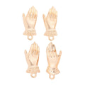 Zinc Alloy Hand Charm Pendant No.329688 for DIY Necklace Bracelet Jewelry Making view 4
