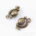 Zinc Alloy Globe Charm Pendant for DIY Necklace Bracelet Jewelry Making view 2