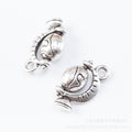 Zinc Alloy Globe Charm Pendant for DIY Necklace Bracelet Jewelry Making view 3