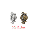 Zinc Alloy Globe Charm Pendant for DIY Necklace Bracelet Jewelry Making view 1