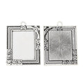 21x29mm Zinc Alloy Rectangle Bezel Charm Pendant for DIY Necklace Bracelet Jewelry Making view 2
